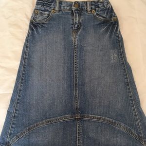 Girls jean skirt
